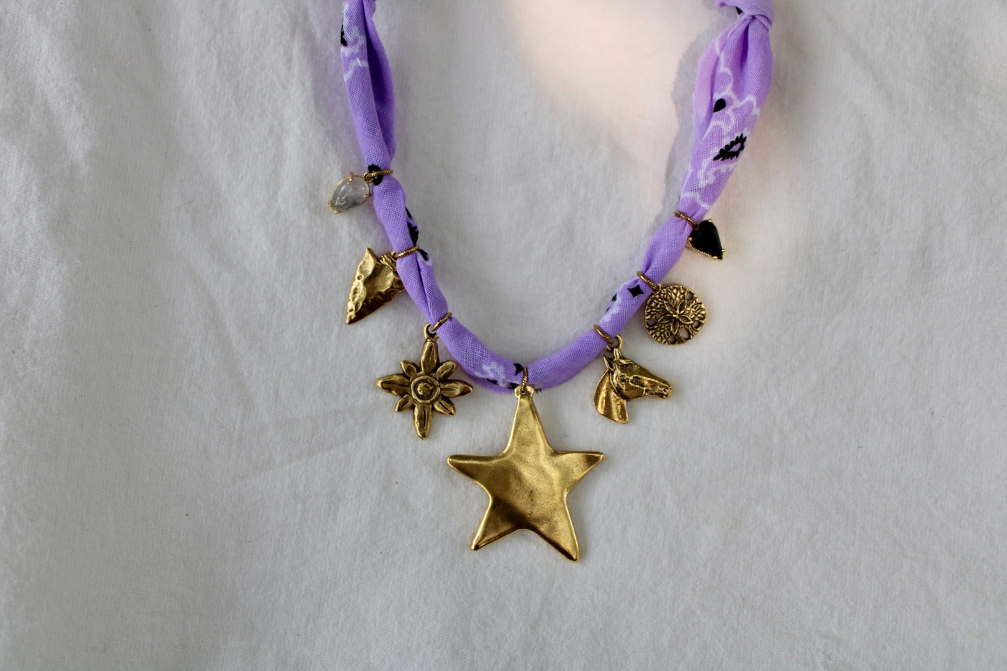 Violet Velvet Tides Necklace