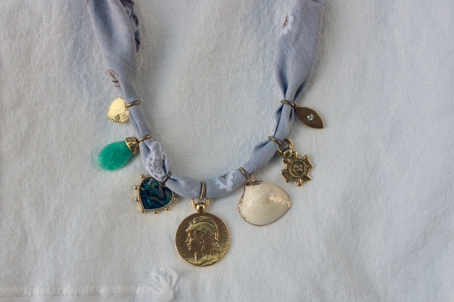 Grecian Siren's Talisman Necklace