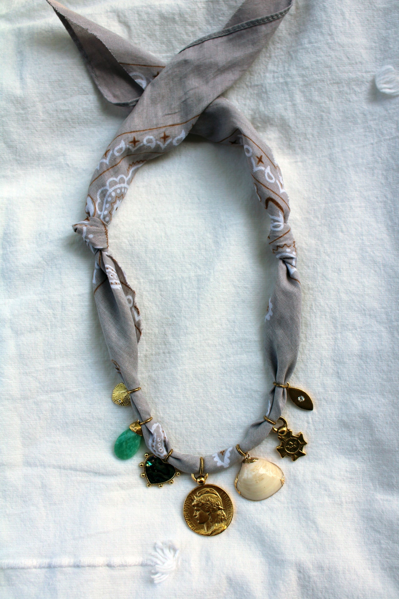 Grecian Siren's Talisman Necklace