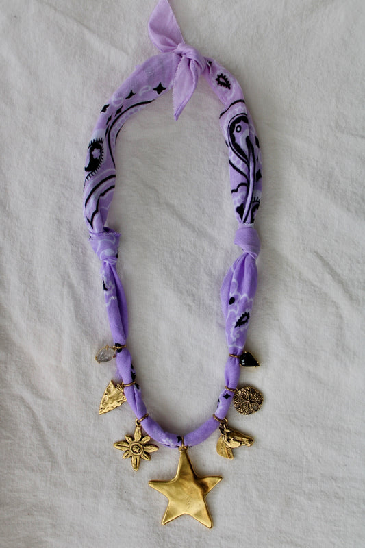 Violet Velvet Tides Necklace