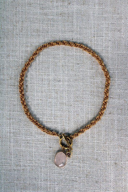 Rosé with Fraises Necklace